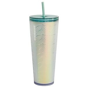 4/$20 Starbucks 50th Anniversary Frosted Siren’s Tail Acrylic Venti Cup 24oz